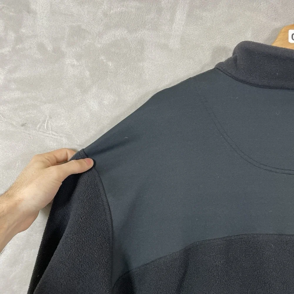 Vtg 90s Nike Center Swoosh Fleece 1/4 Zip Jacket Men 2XL Alpha Project Pockets